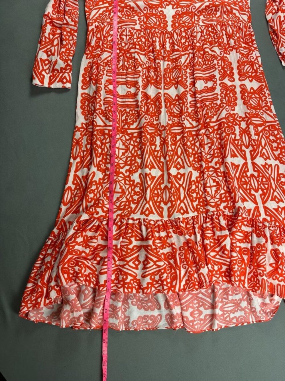Mare Mare x Anthropologie Lynda Tiered Maxi Dress Size Large - Picture 6 of 7